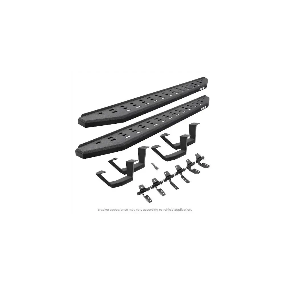 RB20 Running Boards & Drop Steps Kit w/ Mounting Brackets - Black - GOR6944298720T